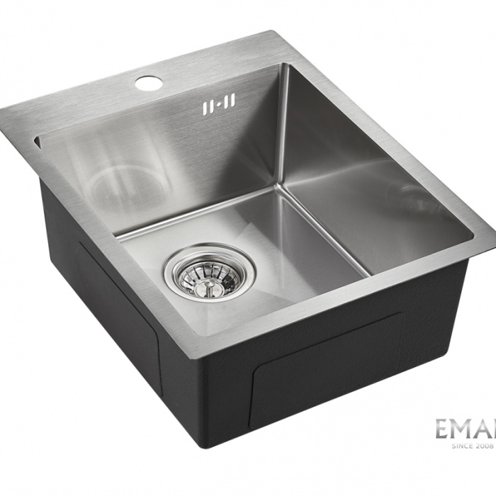 Мойка из нержавеющей стали Emar EMB-128A PVD Nano Satine 410х510мм