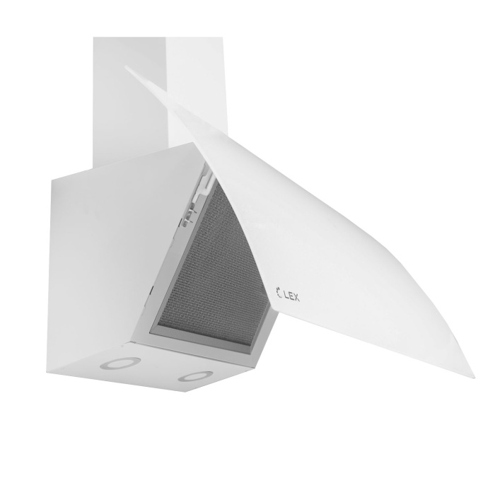Кухонная вытяжка наклонная LEX PLAZA GS 900 WHITE