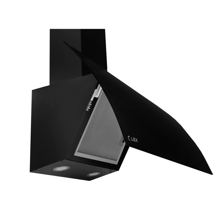 Кухонная вытяжка наклонная LEX PLAZA GS 900 BLACK
