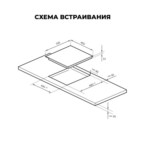 Электрическая варочная панель LEX EVH 4030 BL