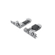 Комплект фиксаторов для деревянных ящиков Actro 5D антрацит Hettich 9257268