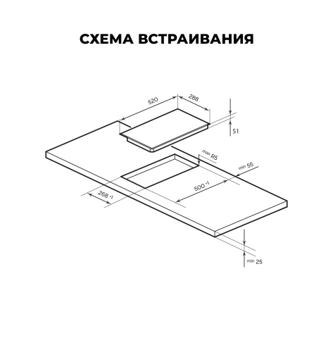 Электрическая варочная панель LEX EVH 3020B BL