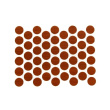 Заглушка самоклеящаяся для евровинта орех GRATIS 6452 (50)