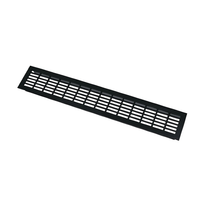Решетка вентиляционная 480х80 мм черная GTV KK-W80800-D2