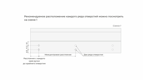 Ручка-профиль LEGENDA BOYARD Сатиновый хром RP005SC.1/000/3000