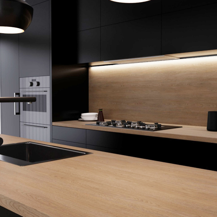 Столешница Carpenter oak 7120/7 Slotex 4200х600х40 мм