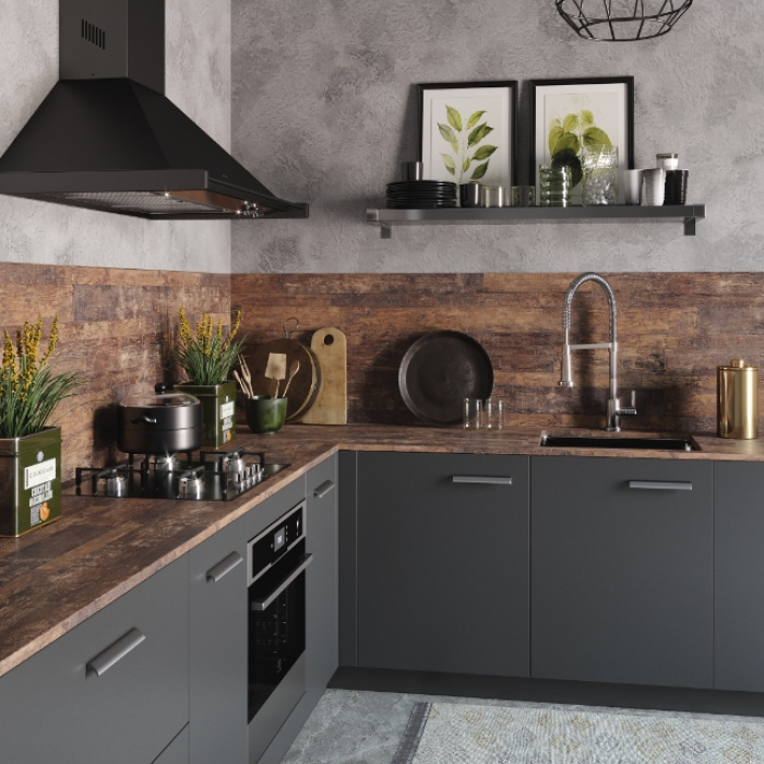 Стеновая панель Rustic wood 8070/Rw Slotex 4200х600х10 мм