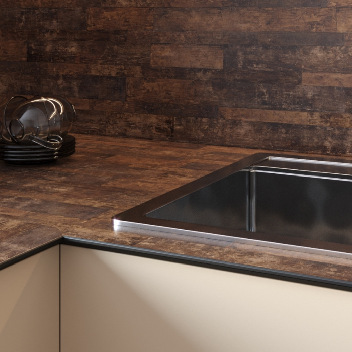 Столешница Rustic wood 8070/Rw Slotex 4200х600х40 мм
