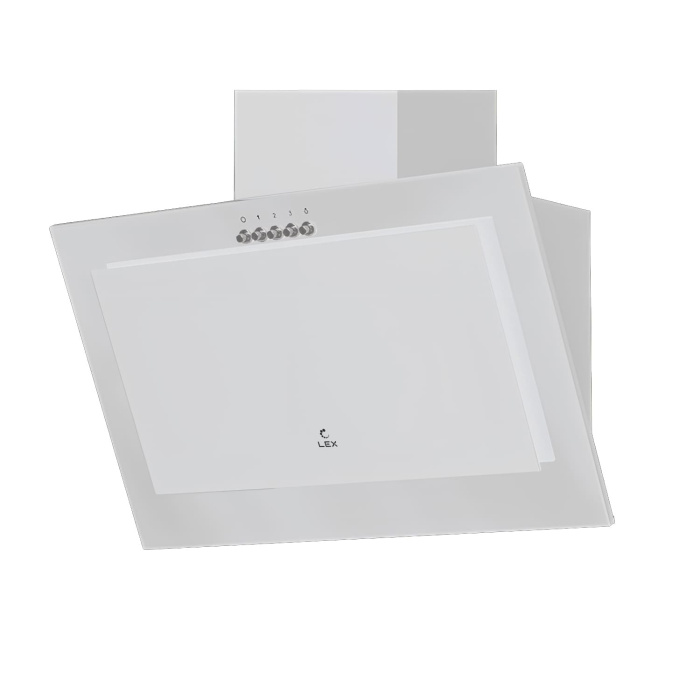 Кухонная вытяжка наклонная LEX MIO 600 WHITE