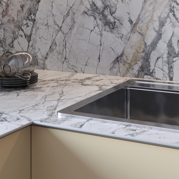 Столешница Brazilian marble 8055/Sl Slotex 3000х600х40 мм