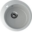 Мойка из искусственного камня U-405-310 серый Ulgran D=495мм