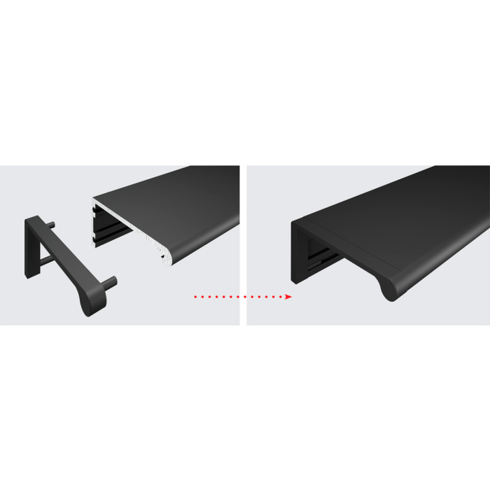 Заглушки открытые G-LINE BOYARD RZ101.01BL