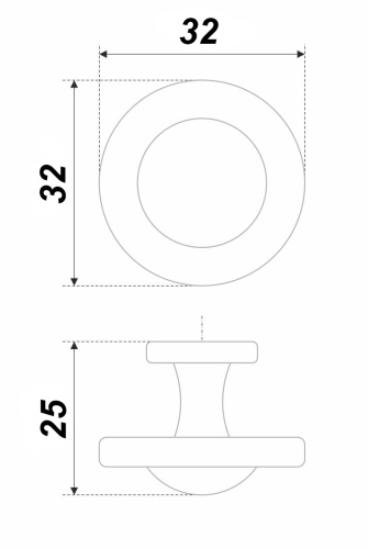 BOYARD.Ручка мебельная OLSEN RC463BL.3