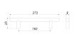 BOYARD.Ручка R0150/192 RR001SN.4/192