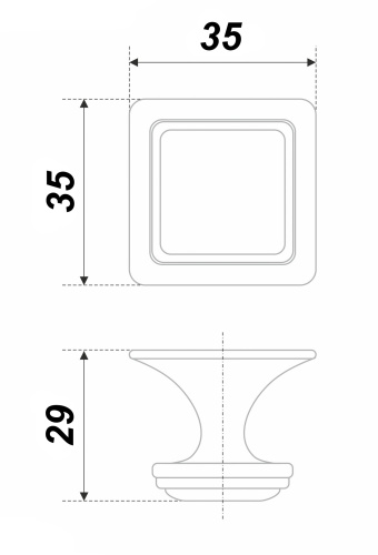 BOYARD.Ручка мебельная CHLOE RC115MAB.4/Bg