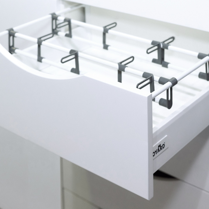 BOYARD.Продольный рейлинг, цвет графит, 350мм SBR06/GRPH/350