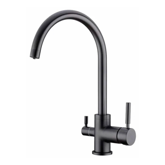 Смеситель для кухни Emar ECB - 3007 PVD черный