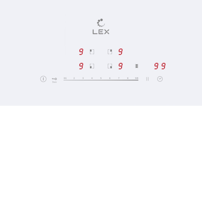 Индукционная варочная панель LEX EVI 641B WH