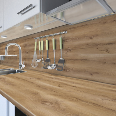 Столешница Scottish oak 2613/P Slotex 3000х600х40 мм