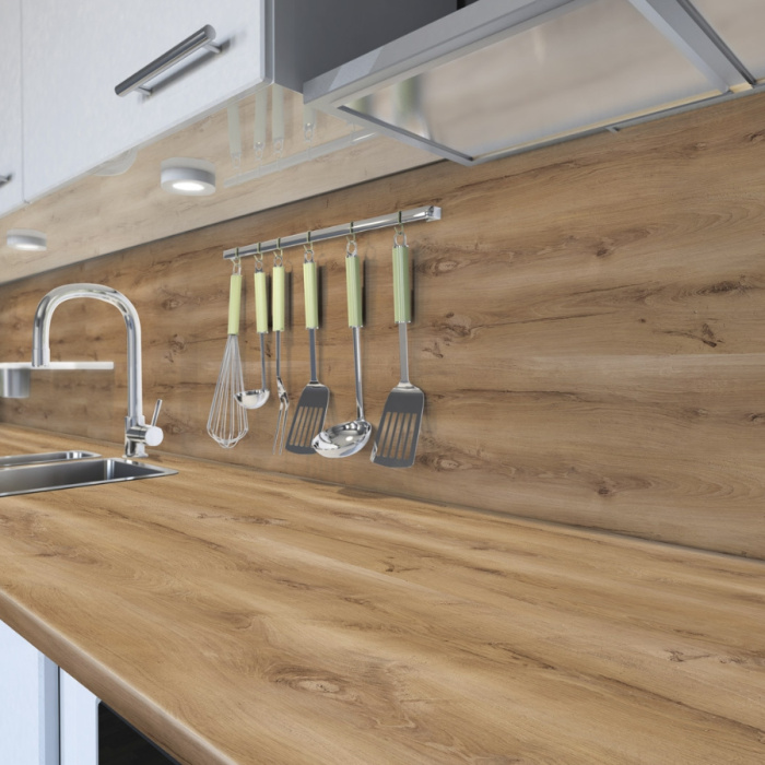 Столешница Scottish oak 2613/P Slotex 3000х600х40 мм