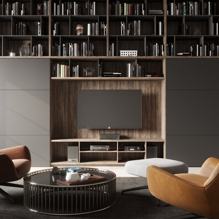 ЛДСП Графит классический матовый Lamarty 2750х1830х16 мм