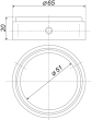 BOYARD.Кольцо крепежное SPC102/CP