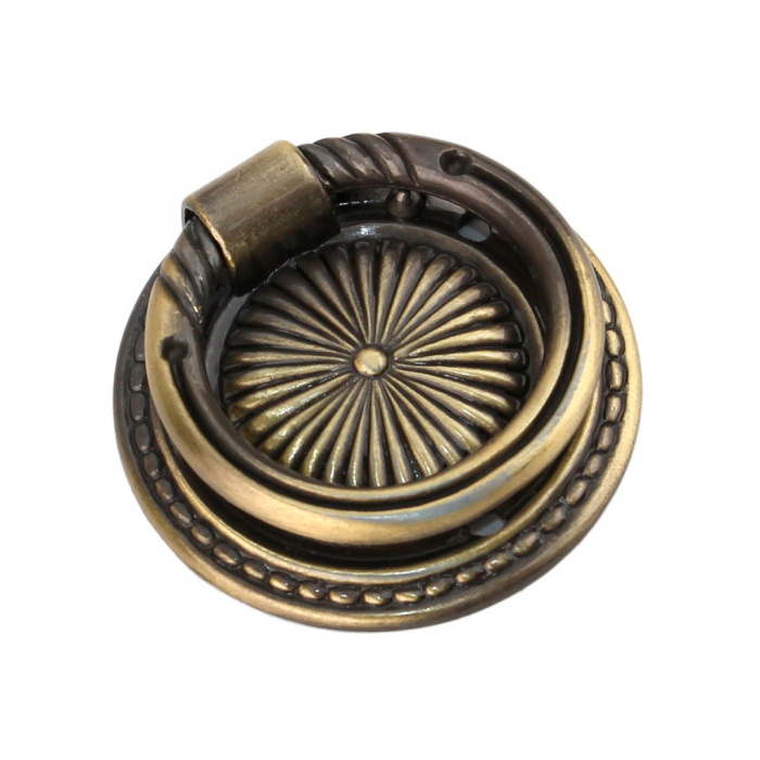 Ручка-кнопка мебельная BOYARD Латунь старинная RC028AB.3