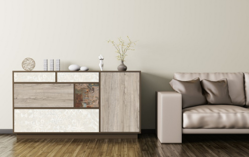 ЛДСП Фреска легкий шелк Lamarty 2750х1830х10 мм