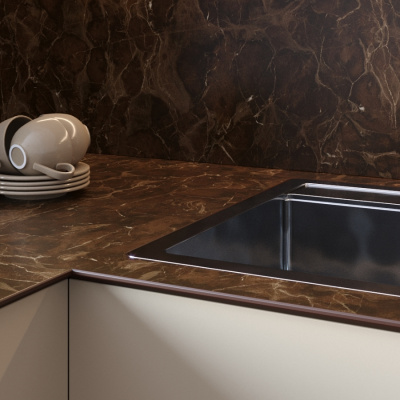 Стеновая панель Emperador marble 5040/Sl Slotex 4200х600х10 мм