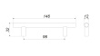BOYARD.Ручка RR002 цвет AB RR002AB.5/96