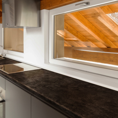 Столешница Black slate 2333/Q Slotex 3000х600х40 мм