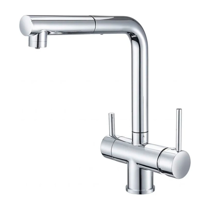 Смеситель для кухни Emar Steel ЕСВ 7017 хром