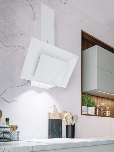 Кухонная вытяжка наклонная LEX MIRA GS 600 WHITE