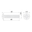 Метиз BOYARD MT02/09/M4*20Cr/0