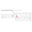 Роликовые направляющие BOYARD DS802 (400мм) белые DS 03W.1/400