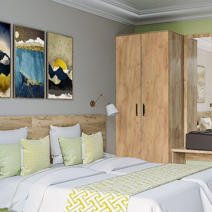 ЛДСП Дуб крафт золотой pure wood Кроношпан 2500х1830х16 мм