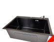 Мойка из нержавеющей стали Gerda GS 6045 G графит 600х450мм