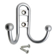 Крючок SOLLER Фарватер 208B DS матовый хром 122-108