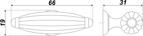 BOYARD.Ручка мебельная DEMURE RC021BAZ.5